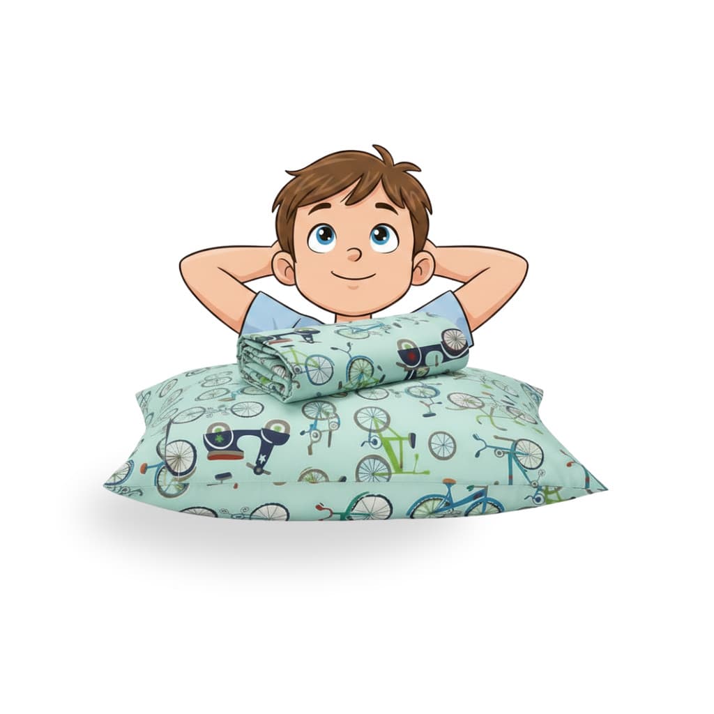Jogo de cama infantil 2 peças lençol solteiro e fronha lindas estampas