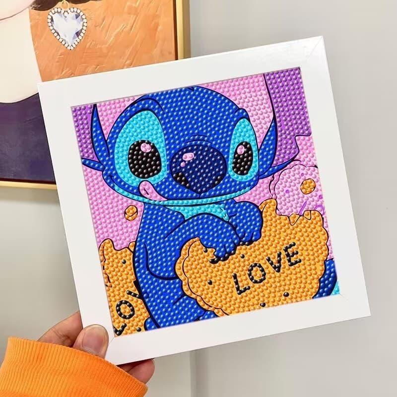 Stitch Compatível Com Estatuetas De Desenhos , Blocos De Construção Montados Em Micropartículas , Brinquedos De Quebra