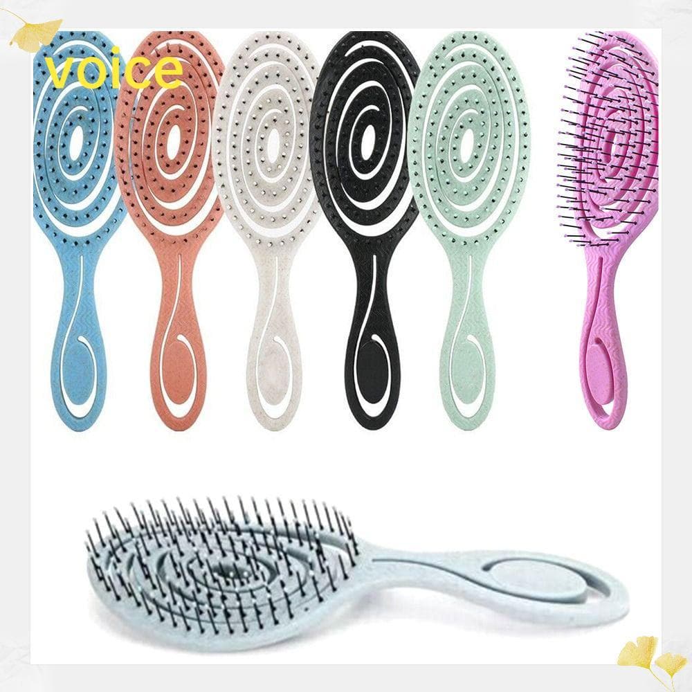 Voz Massagem Pente Elástico Cabeleireiro Beleza Estilo Pentes De Cabelo