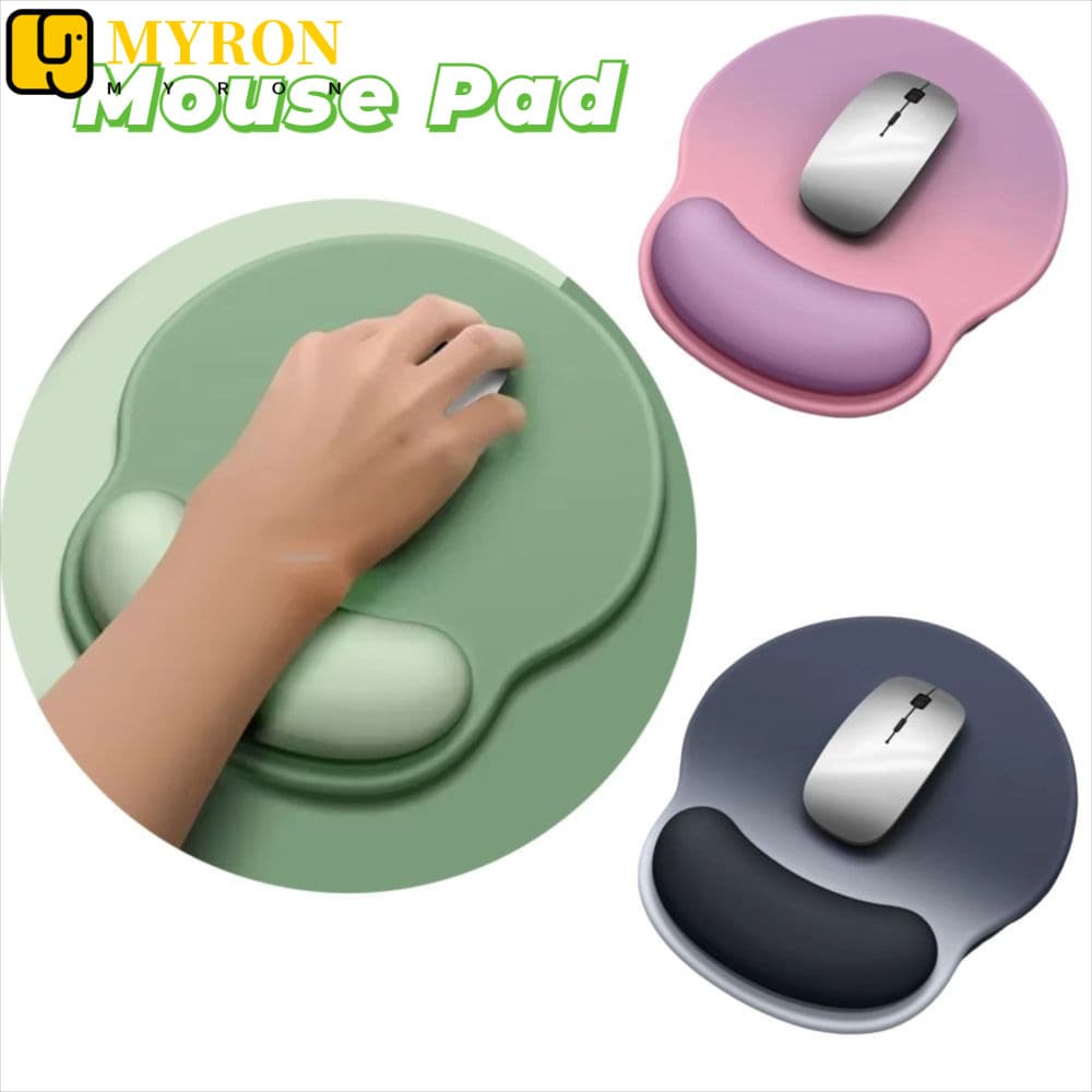 MYRON1 Descanso De Pulso Confortável , Mouse Pad Gradiente De Silicone Macio Ergonômico De Superfície Lisa Antiderrapant