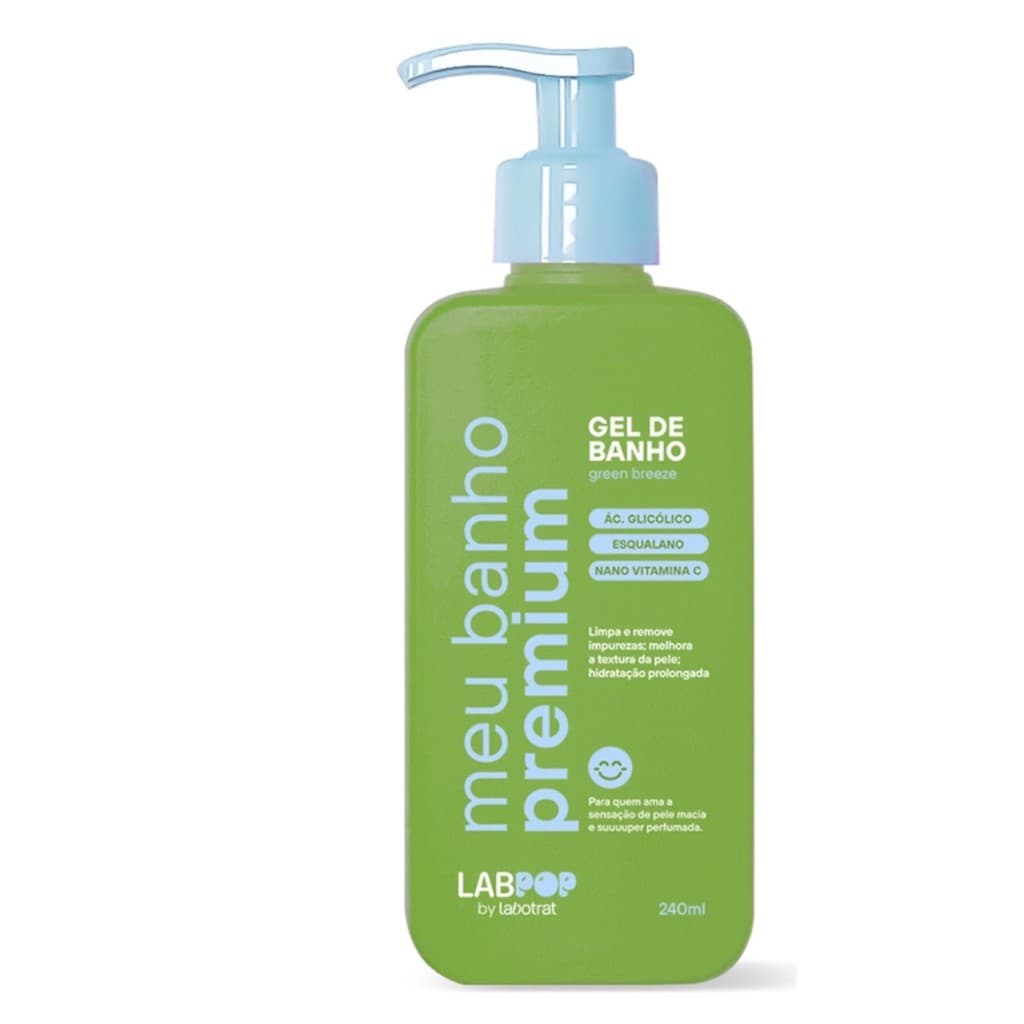 Gel De Banho Premium Green Breeze Labpop Labotrat 240ml