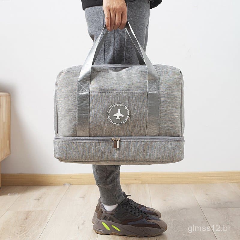 Bolsa de separação para itens secos e molhados, bolsa de natação, bolsa de praia impermeável, bolsa para sapatos, bolsa