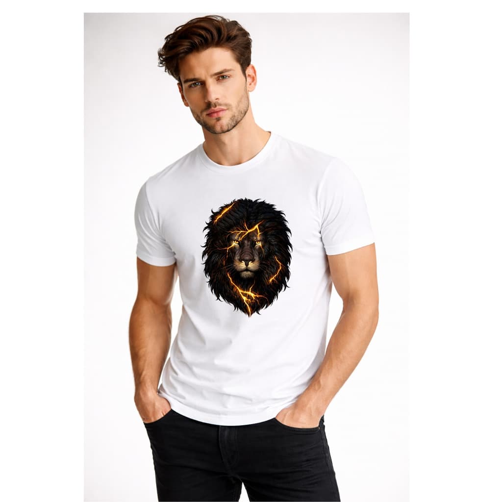 Camiseta Leão De Juda Premium Camisa 100% Algodão Masculina