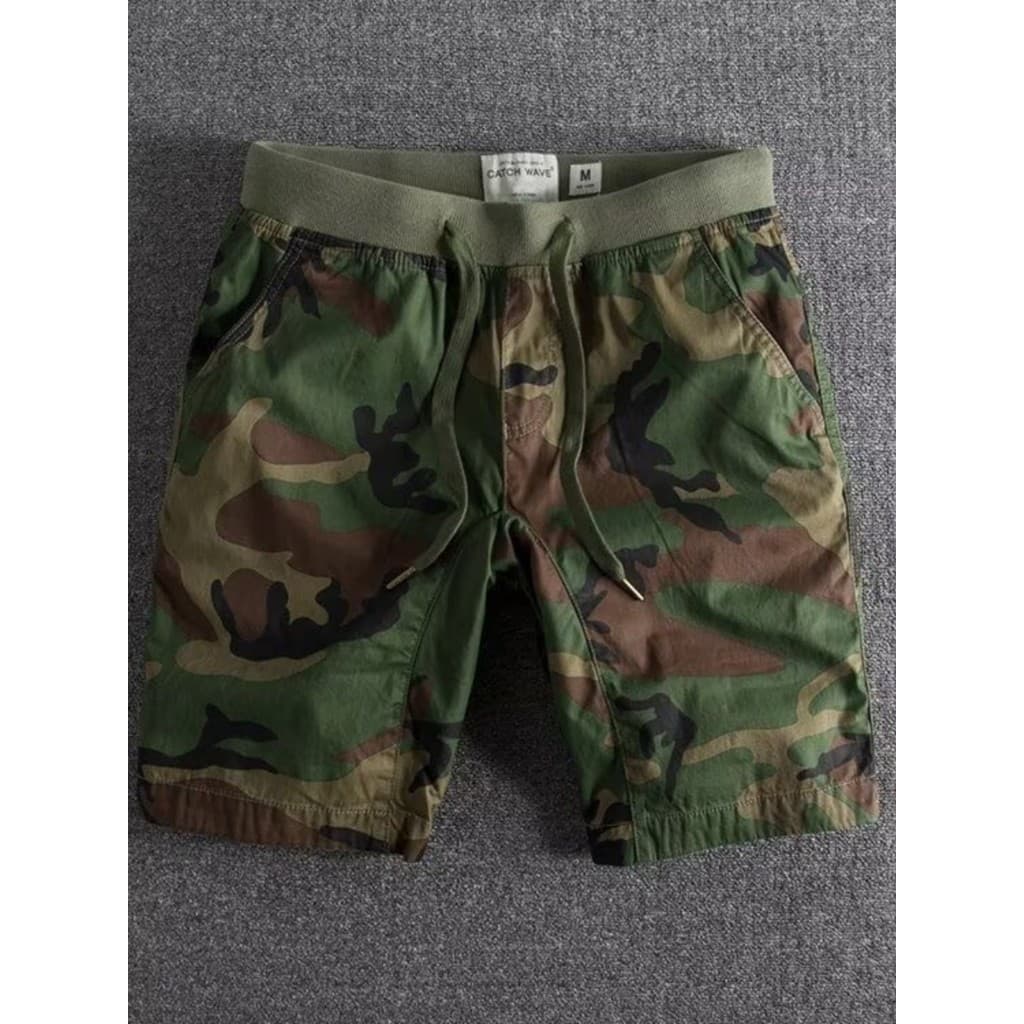 Solto verão comércio exterior macacão transfronteiriço verão calças médias camuflagem masculina Shorts militares puro al