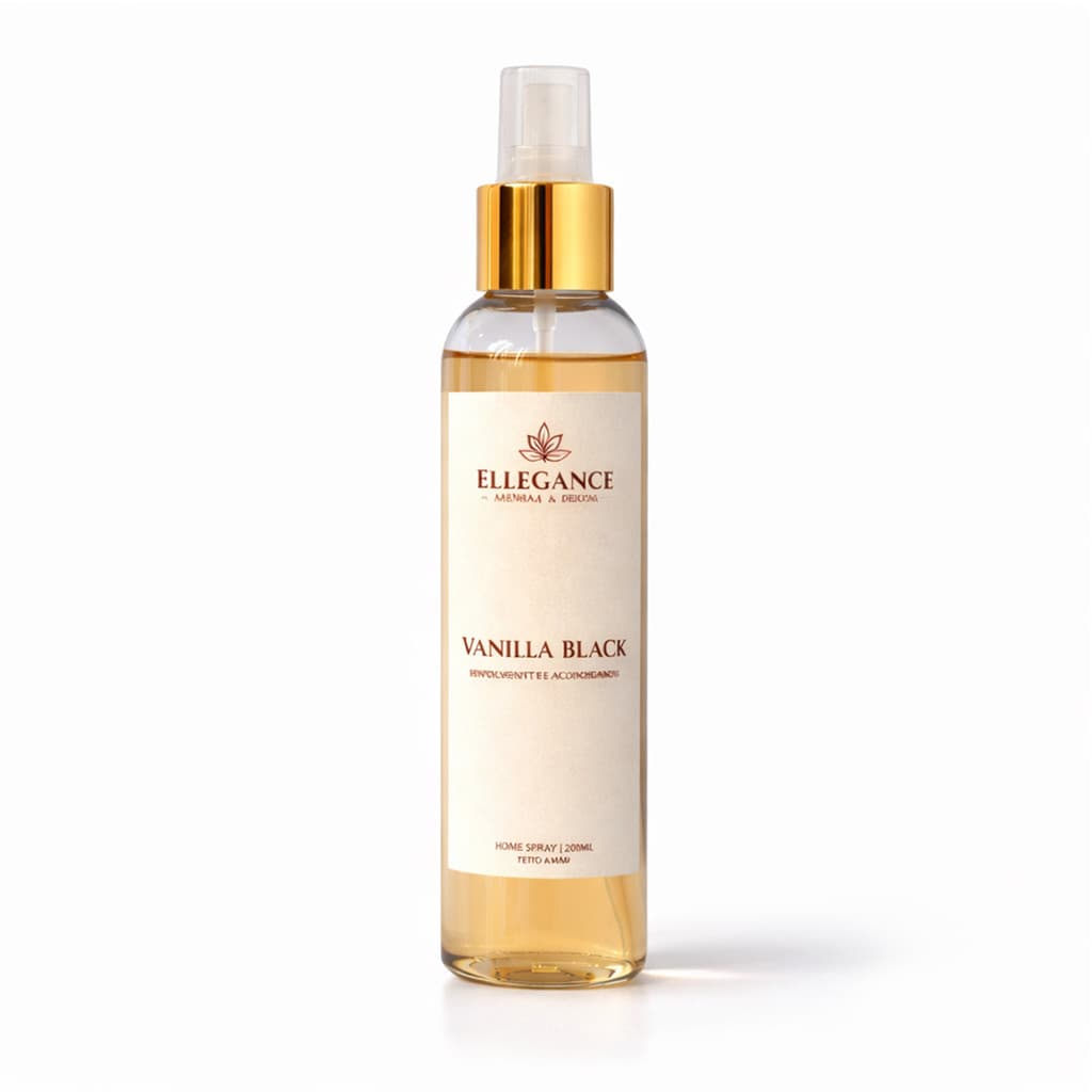 Home Spray Vanilla Black 200 ml  Aromatizador de Ambientes | Perfume para Casa  Ellegance Aromas