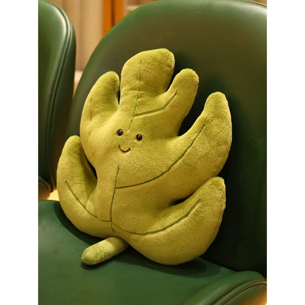 Ins planta dos desenhos animados folha travesseiro almofada casa Maple leaf Ginkgo folha Super macio decoração cama sofá