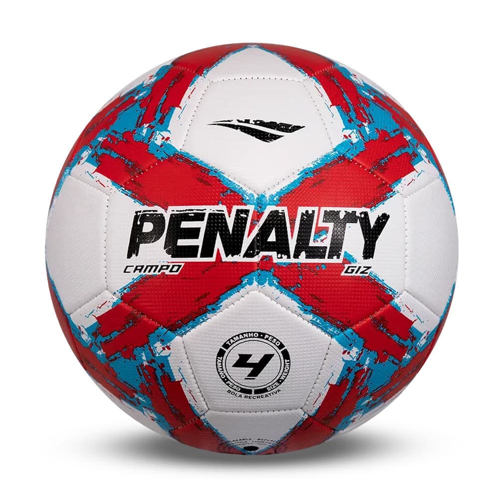 Bola de Futebol de Campo Penalty Giz N4 Infantil XXV Branco