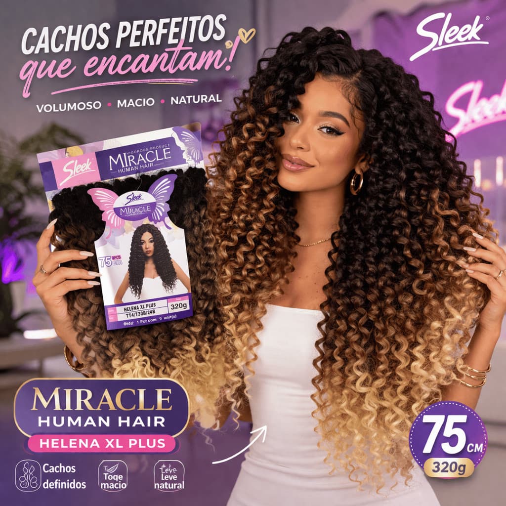 Sleek Miracle Helena XL - Acessório de Cabelo Ideal para Você