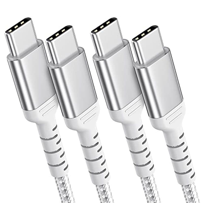 Cabo Carregador USB C De 6 Polegadas , Curto De 2 Pacotes USBC Trançado De Carregamento Rápido Compatível Com iPhone 15