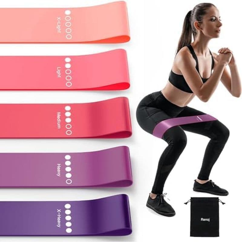 Faixas De Resistência Para Exercícios , Elásticas De 5 Pacotes Treinamento De Força , Alongamento , Treino ; Equipamento