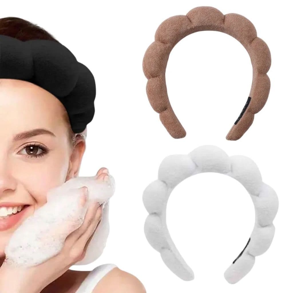 Tiara Nuvem Blogueiras 9905-008-NEUTRA Skincare Make Cores Neutras Sortidas Marrom Preta Bege Gelo