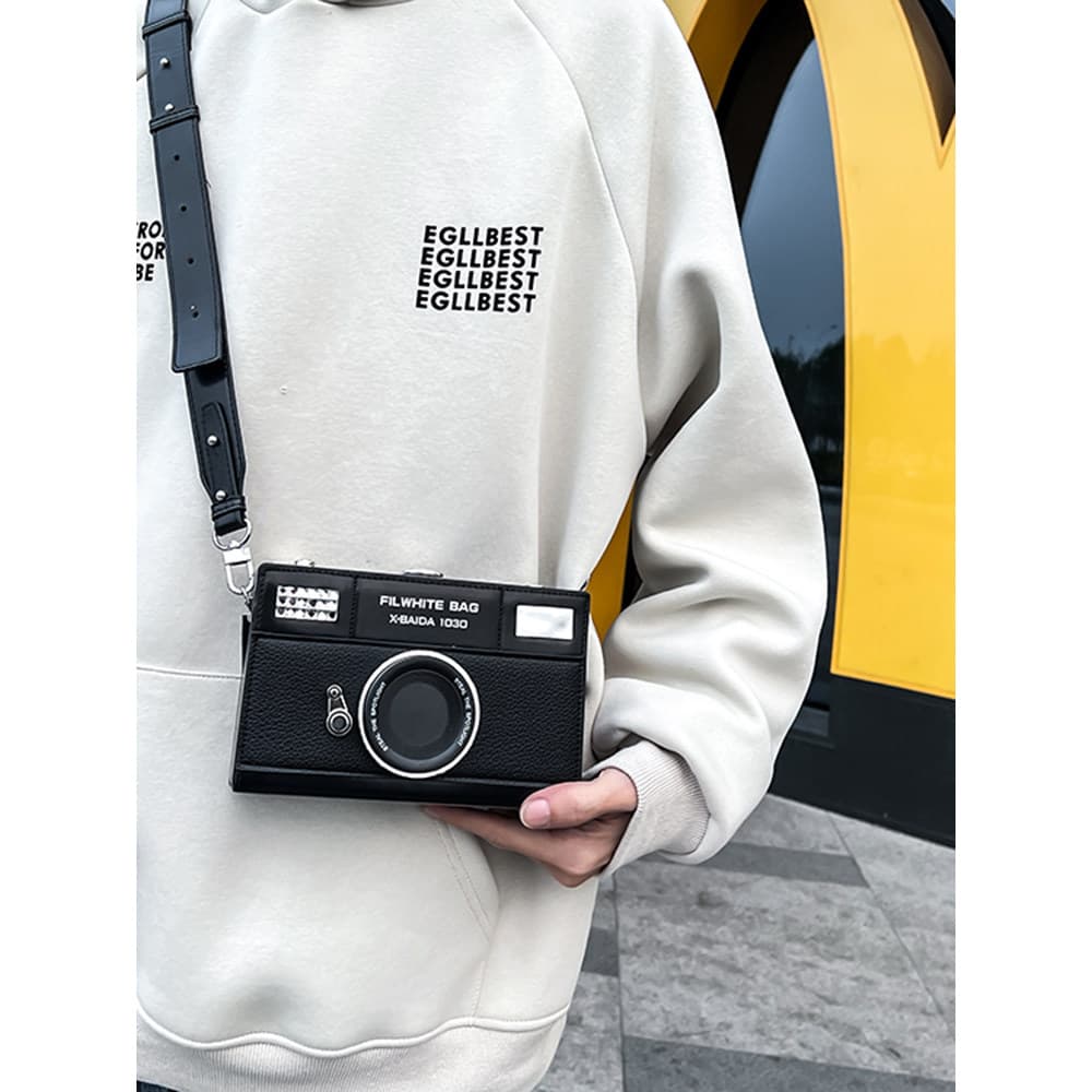 2023 novo estilo saco do mensageiro masculino nicho Original High-End sentido bolsa de ombro caixa única saco elegante A