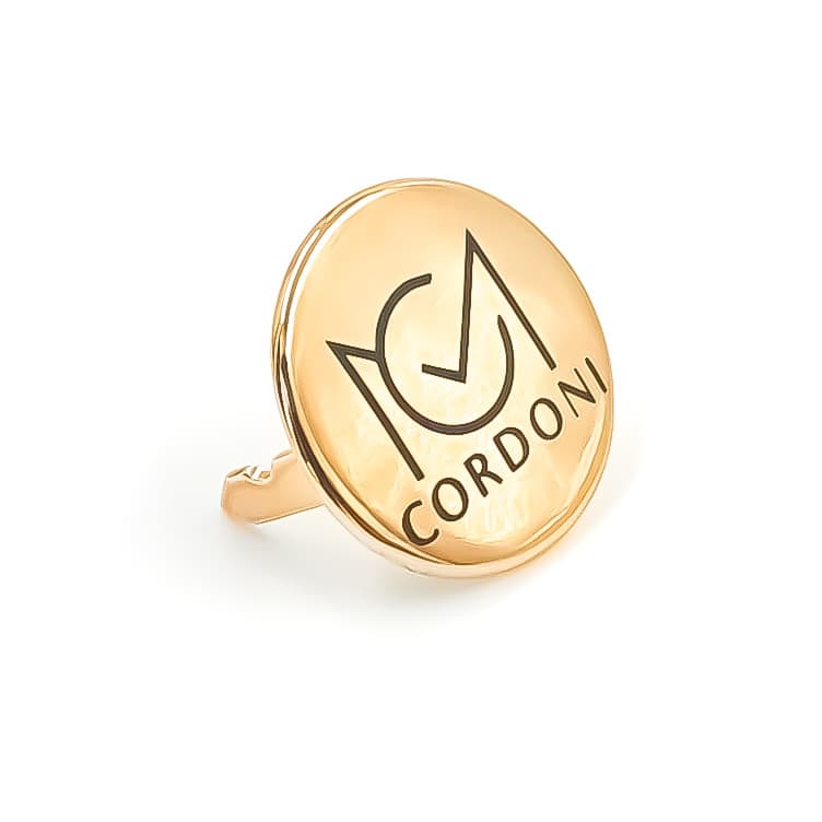 Etiqueta Personalizada 2.0x2.0 Cm De Metal Com Garra 10 Unid