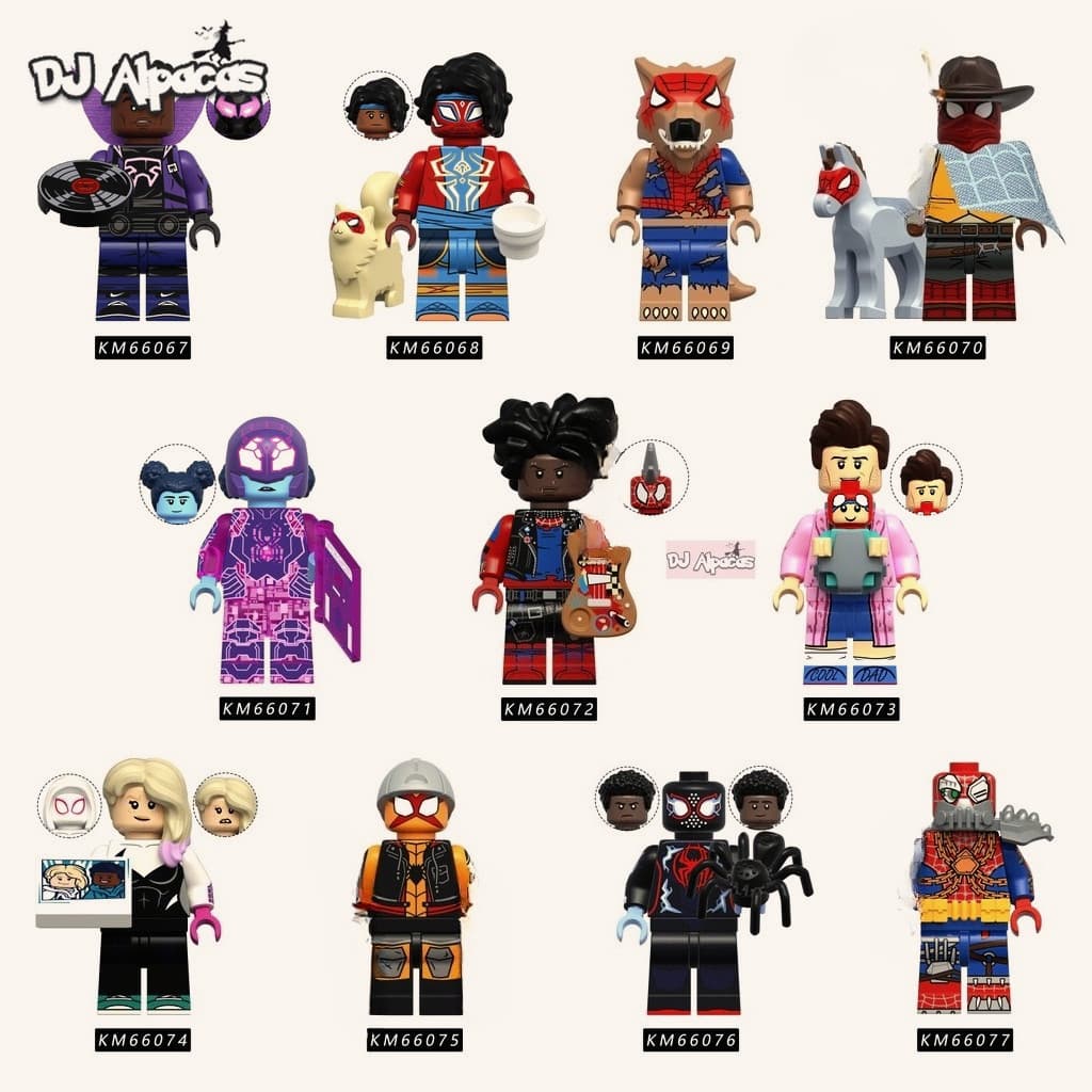 Blocos De Construção Figuras Brinquedo Colecionável KM66067 KM66068 KM66069