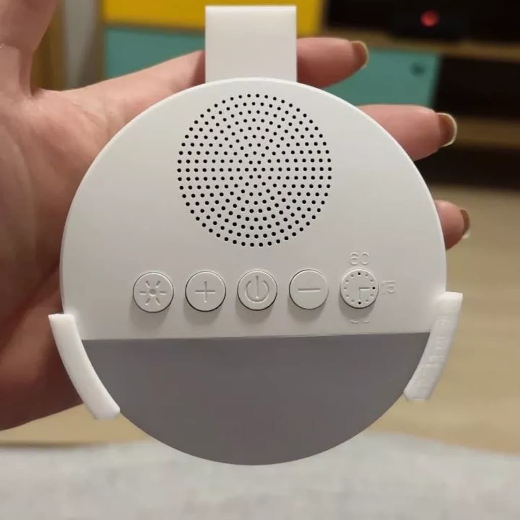 Suporte Ruído Branco Bebê para Berço Ajustável Universal Seguro Sem Furo Fácil Instalar