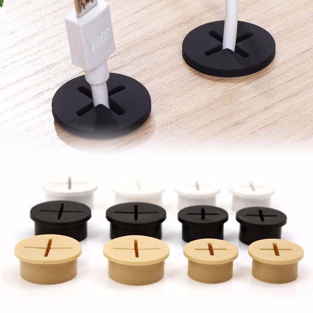 HUIYANG Capa Para Furo De Cabo , Porta De Silicone Casa , Móveis , Mesa De , Organizador De Fio
