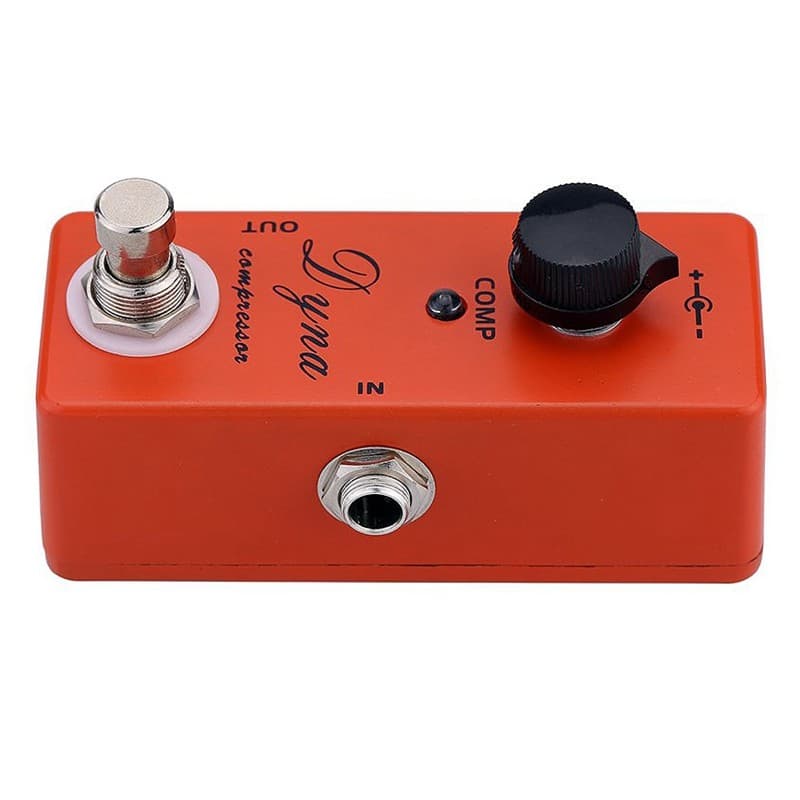 Pedal De Efeito De Guitarra Elétrica Dyna Compressor Mini Único Com True Bypass