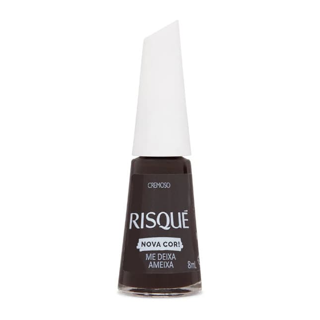 Esmalte Escuro Avermelhado Risqué Me Deixa Ameixa Cremoso 8ml