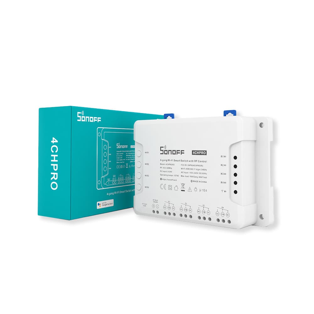 Módulo Sonoff 4ch Pro R3 Wifi E Rf433mhz