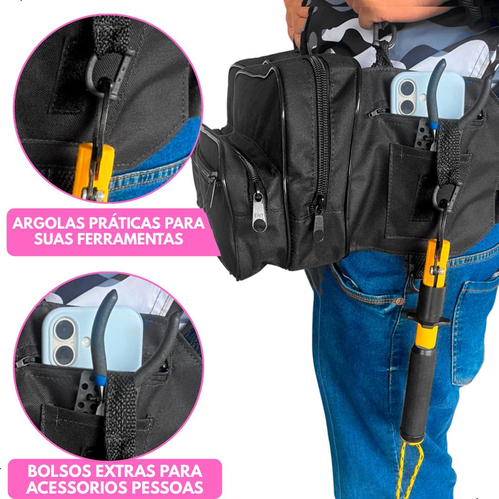Kit Pesca Bolsa Porta Apetrecho Summer Pesca + 2 New Quack + 1 Balança