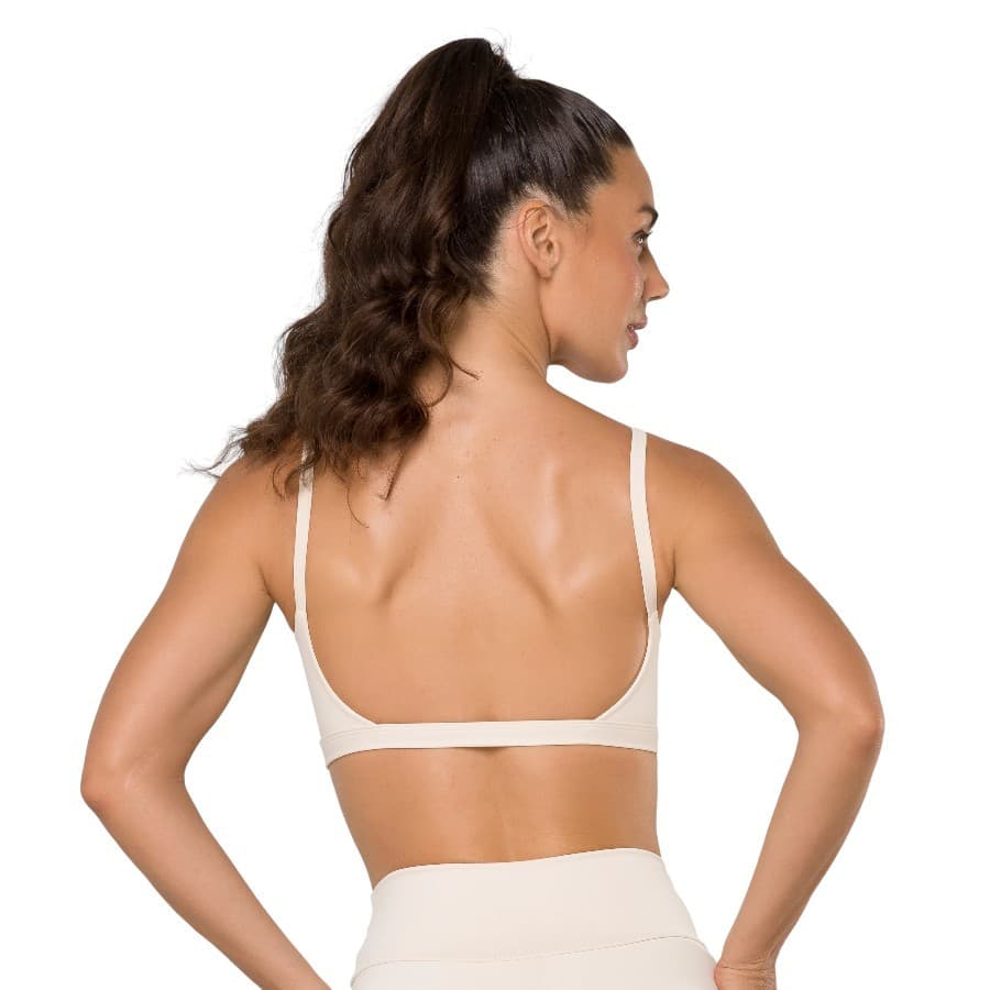 Top Costas Nua Treino Beach Tennis Poliamida Summer Pro OFF WHITE com Bojo