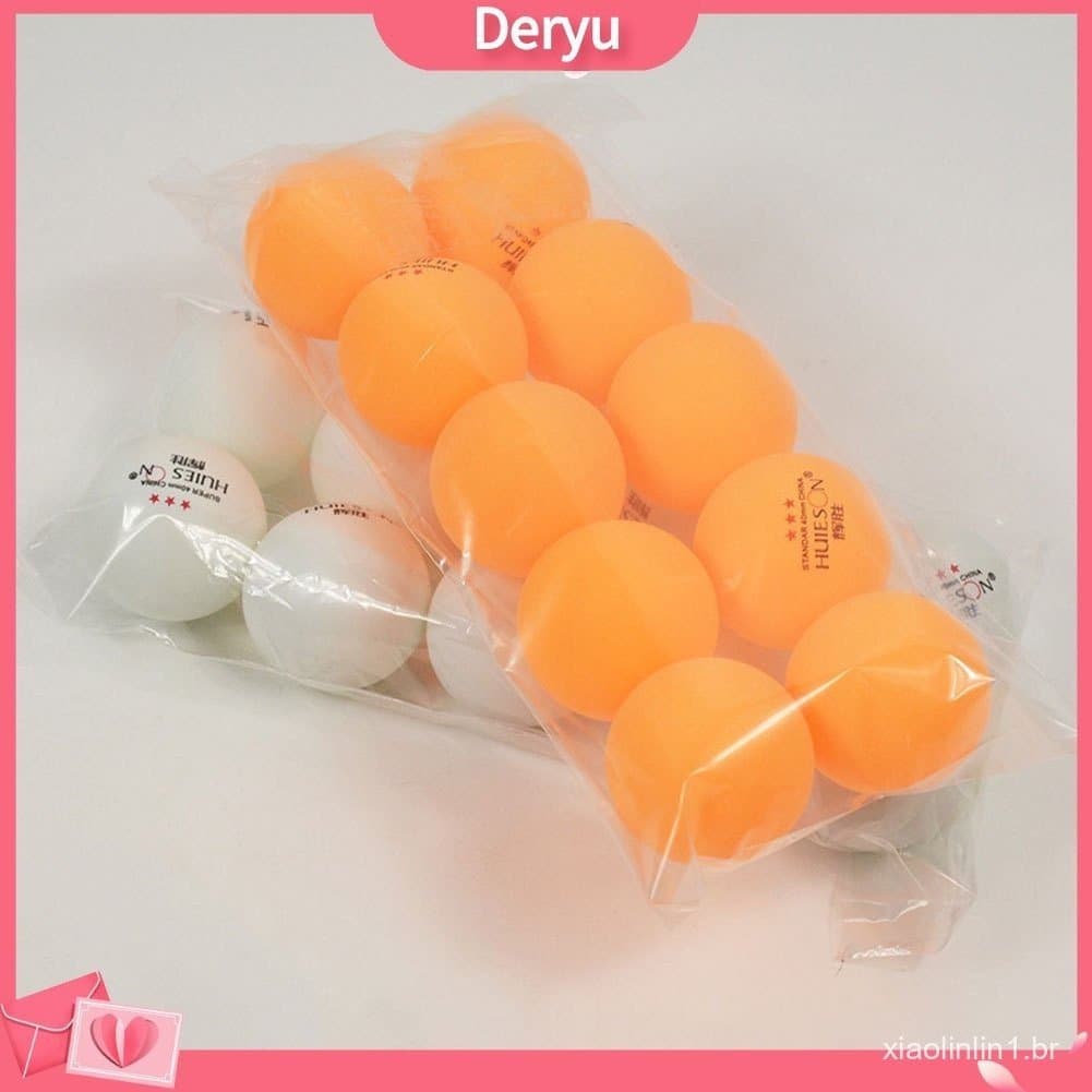 [deryu] 10Pcs/Set Competição Profissional De Treinamento De Bolas De Ping Pong 3 Estrelas Duráveis