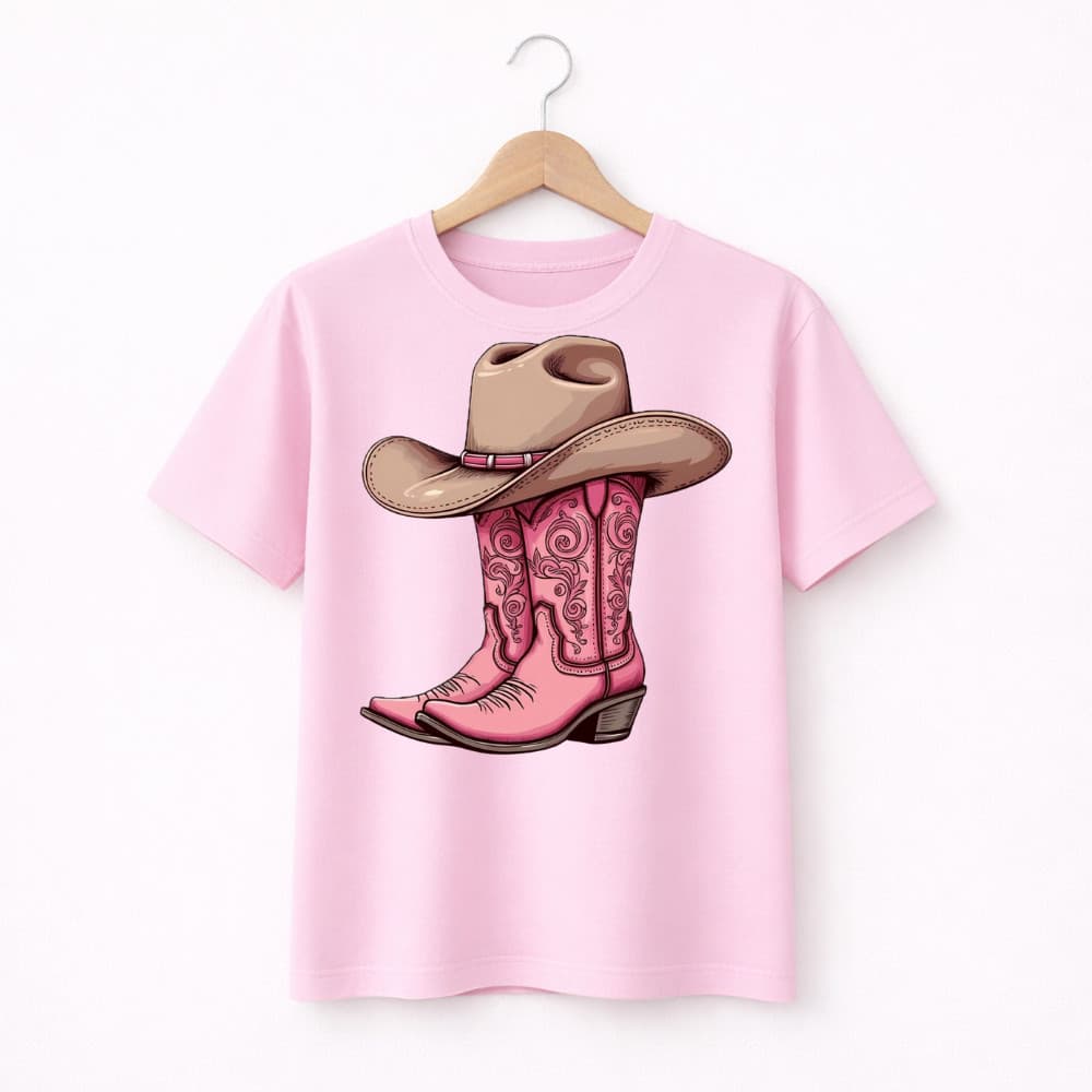 Camisa Infantil Menina Feminia Moda Country 100% Algodão Estampa Boiadeira