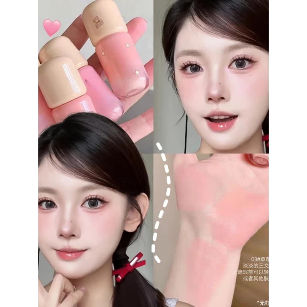 Derreter o sangue da pele!Blush loção de venda quente líquido blush iluminador Facial iluminando segurar maquiagem atmos