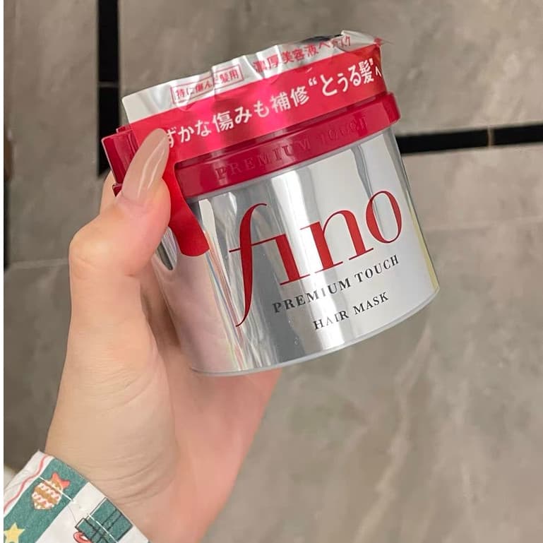 Máscara Capilar Shiseido Fino Premium Touch 230ml – Repara Cabelos Secos e Danificados, Hidratação Profunda, Cabelos Mac