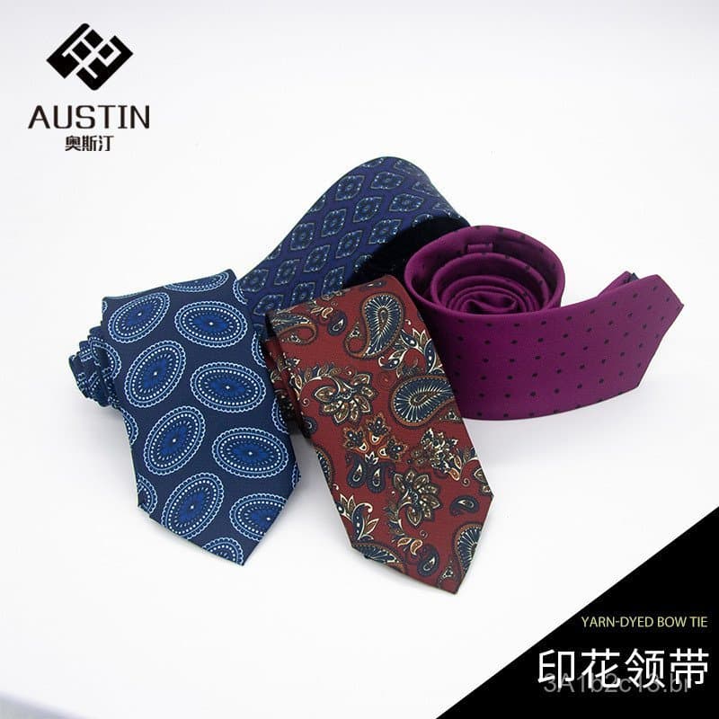 Gravata Masculina Artesanal para Negócios 8CM em Sarja de Poliéster para Traje Formal de Noivo e Uso Profissional em Esc