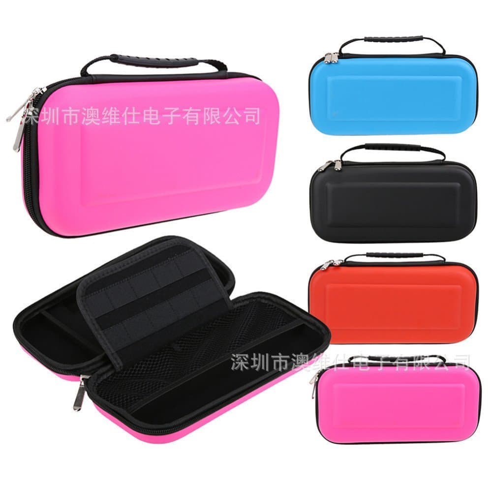 Adequado para bolsa de armazenamento do console Nintendo Switch, bolsa protetora de EVA, bolsa de acessórios para consol