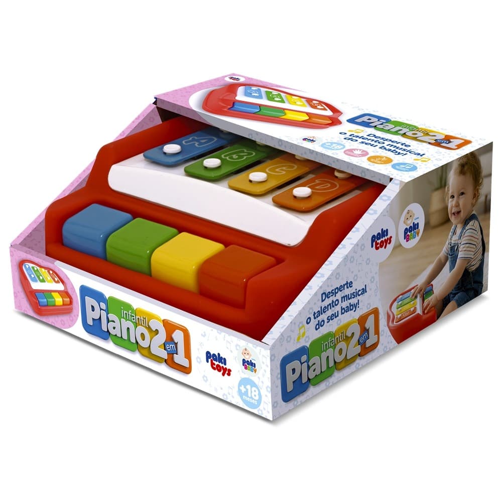 Brinquedo Piano Infantil Musical Educativo Baby
