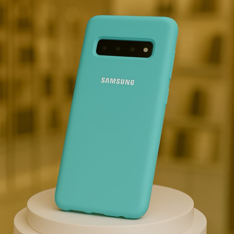 Capinha de silicone premium para Samsung S10 com interior aveludado | Proteção e elegância | Envio imediato Loja da Pri