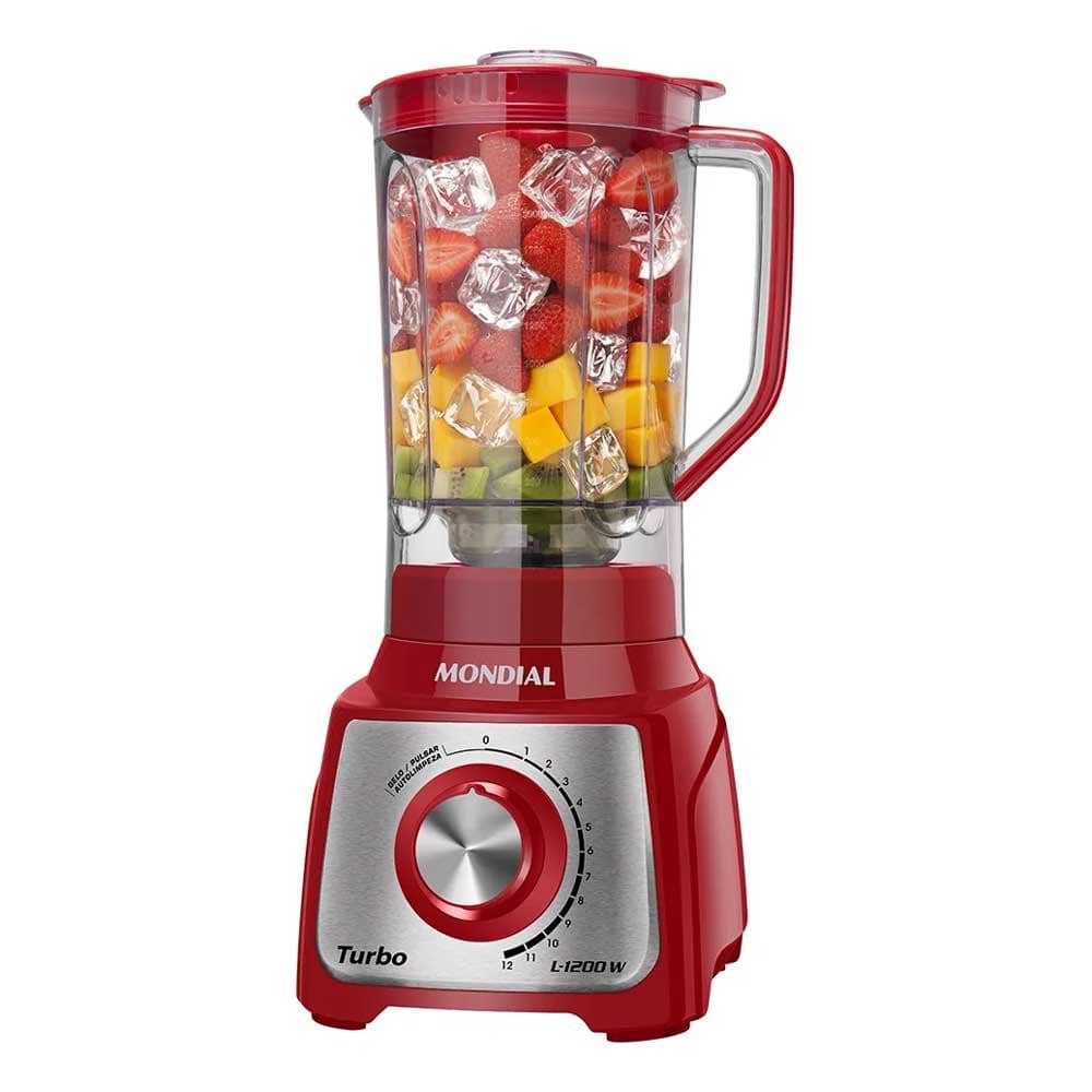Liquidificador Turbo Mondial 1200W L-1200 RI 127V