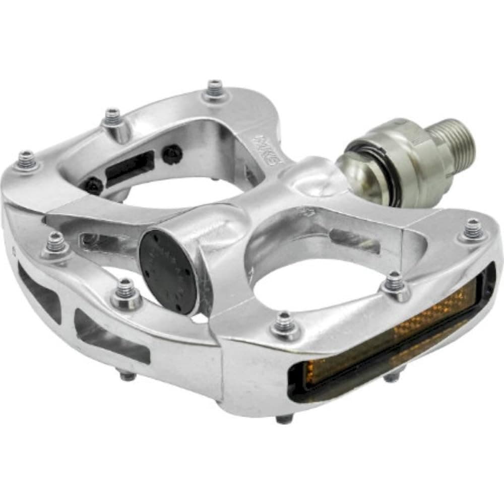 MKS (Fabricação Mikashima) Pedal de bicicleta Pretzel Ezy Superior Prata