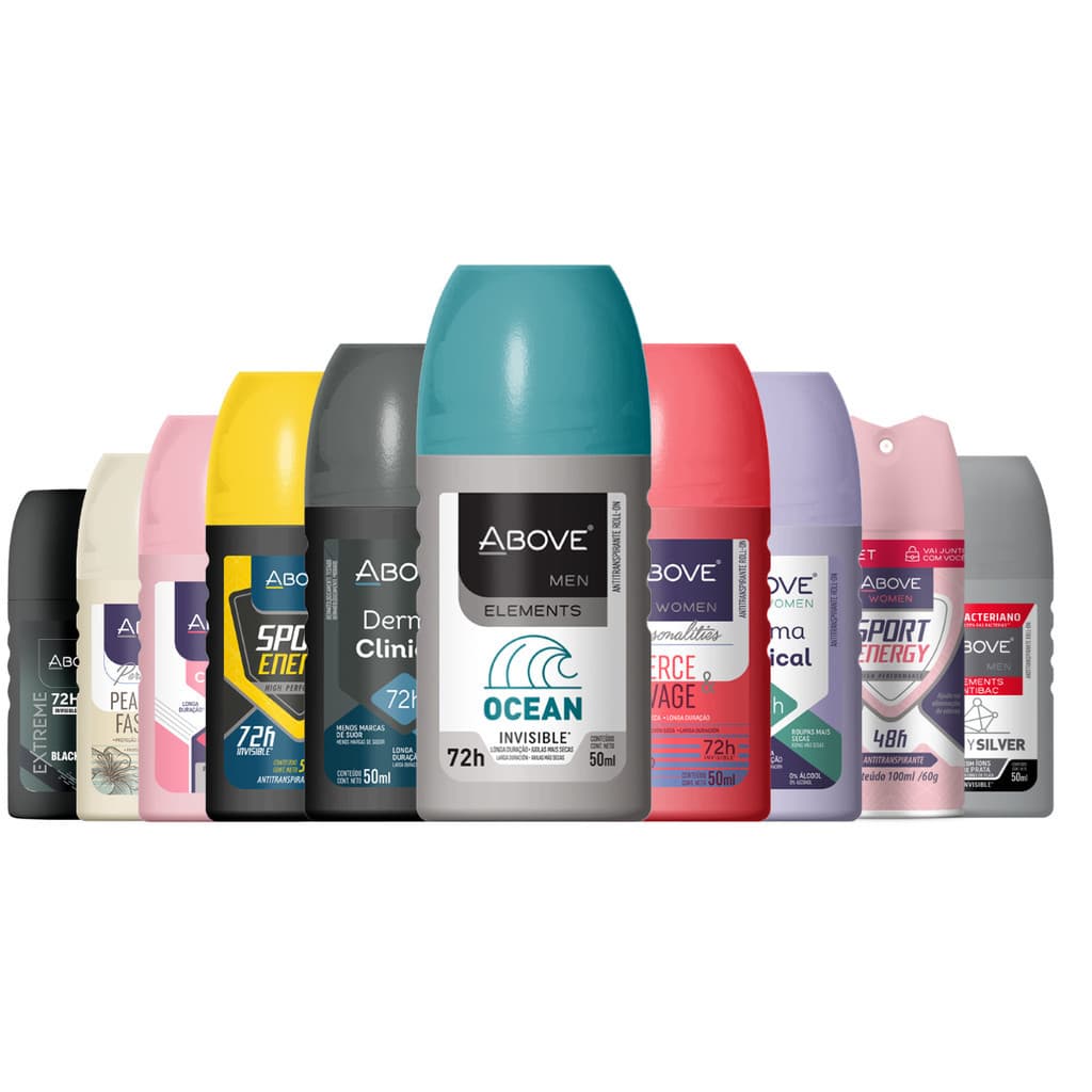 Desodorantes Antitranspirante Roll-on Above - 50ml 72 horas