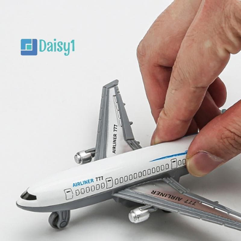 Daisy1 1/2 Pcs Inércia Avião Brinquedos Crianças Simulação Liga Puxar Para Trás Modelo De Brinquedo Meninos Presente Orn