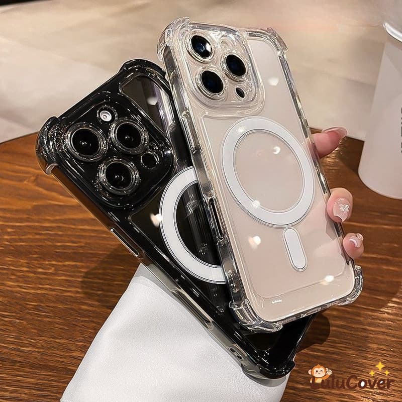 Caixa Transparente Magnética Para iTel A80 A70 A60 A58 A50 A50C A49 A48 A37 A35 A33 A25 Pro A05S A04 Capa De Telefone Co
