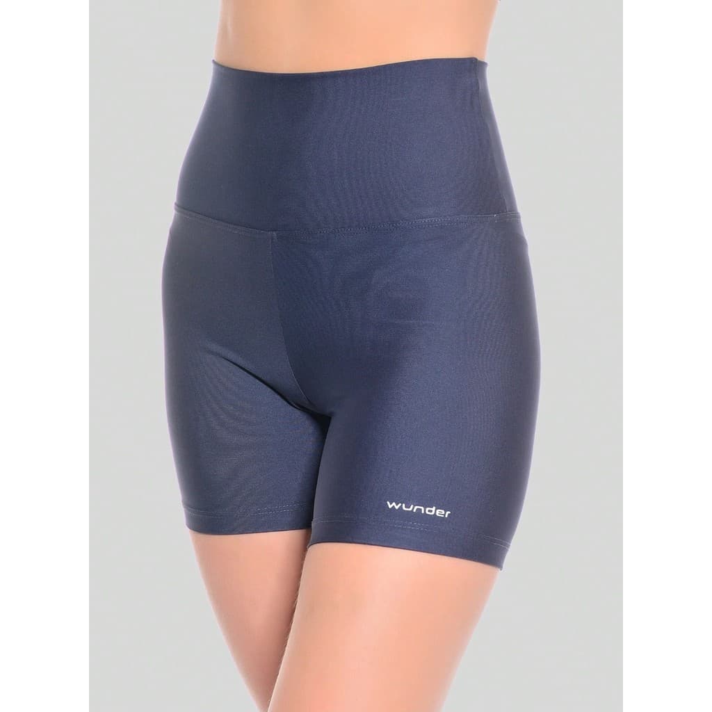 Shorts Feminino Cintura Alta Fitness Zero Transparência Academia