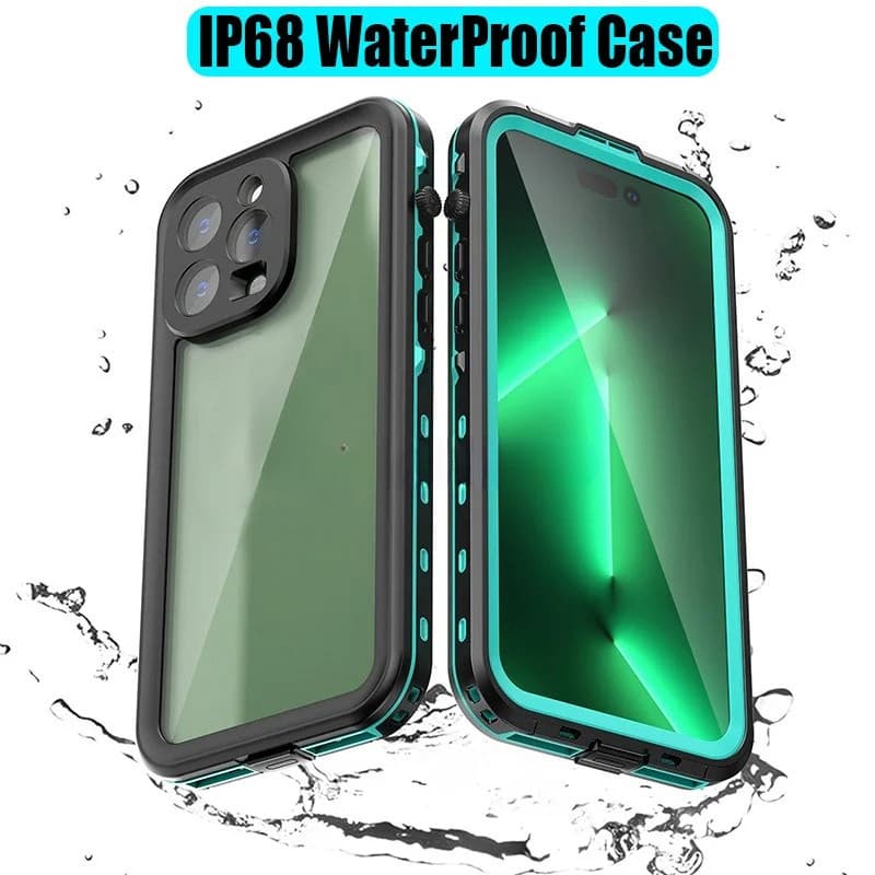 IP68 À Prova D'água Para IPhone 17 16 15 14 13 12 11 Pro Max XS XR SE 78 Capa RedPepper Mergulho Subaquático Natação Esp