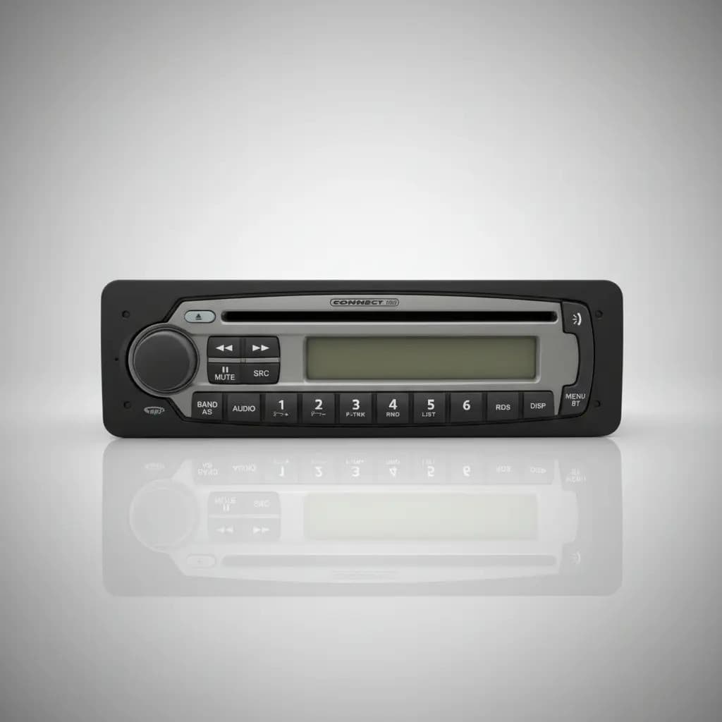 Rádio com Cd e Mp3 Original Fiat Doblo Fiorino Strada Siena Original 100181761