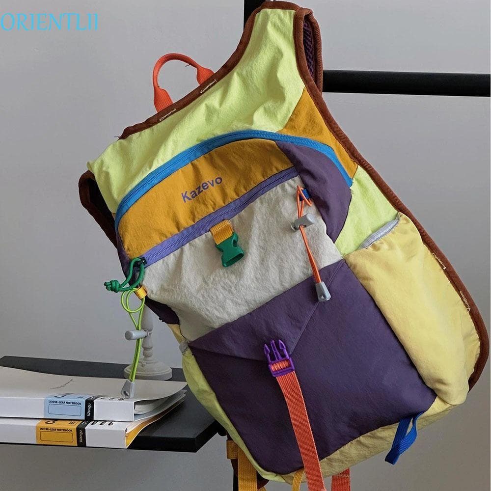 Mochila De Caminhada ORIENTLII , Bolsa De Montanhismo Ao Ar Livre Respirável De Grande Capacidade , Escalada De Nylon