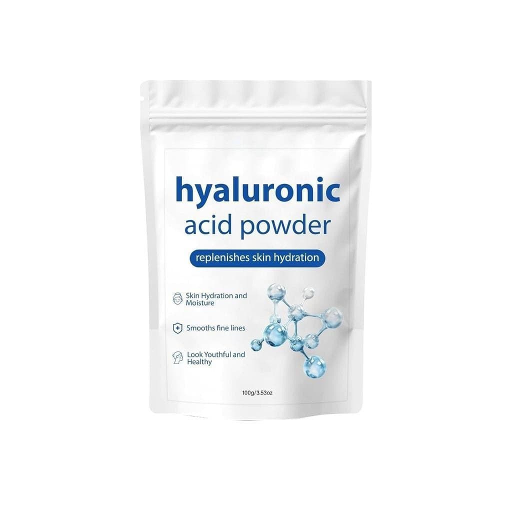 Pó de Ácido Hialurônico, Pó de Sérum de Ácido Hialurônico Orgânico de Baixo Peso Molecular para o Rosto. 1 Pacote
