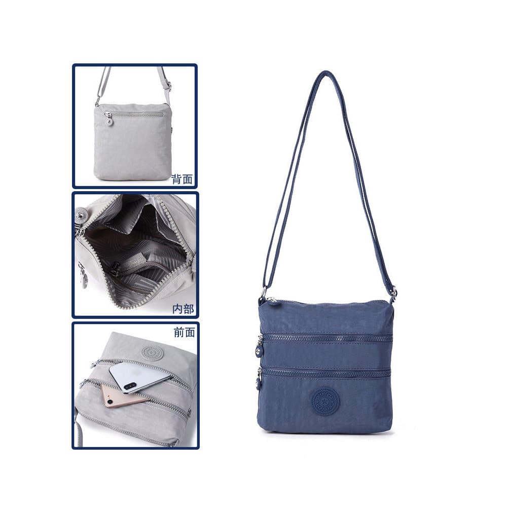Comércio exterior de um ombro mensageiro pequeno saco feminino leve All-Match Multi-camada Mini mochila Casual moda náil