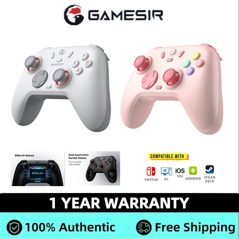 GameSir Nova 2 Lite Controlador De Jogo Sem Fio Multiplataforma Para Switch OLED V1 V2 2 PC Android iOS Mais Recente