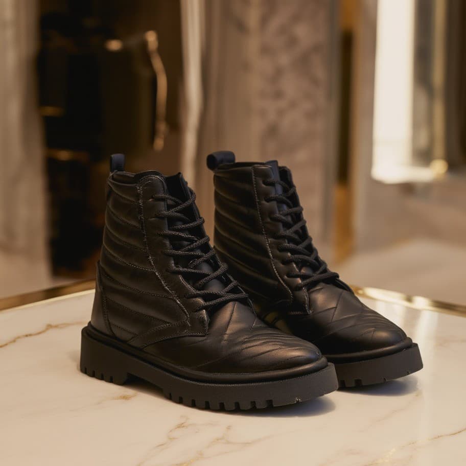 Bota de cano curto Coturno Tratorado leve  Blogueiras unisex   Confortavel PROMOÇÃO PREÇO DE FABRICA