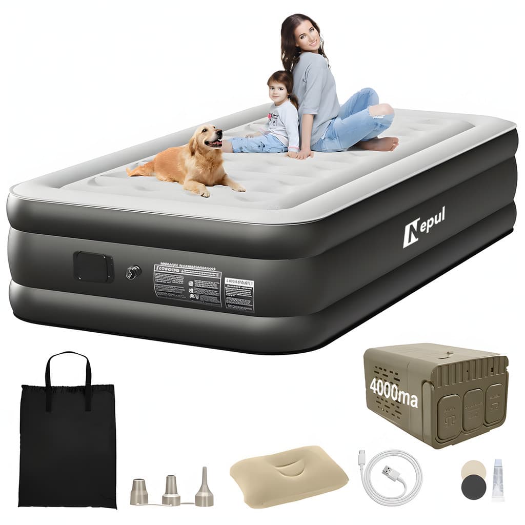 Colchão Inflável Solteiro Elétrico Com Travesseiro Inflável bivolt 191*100*41cm