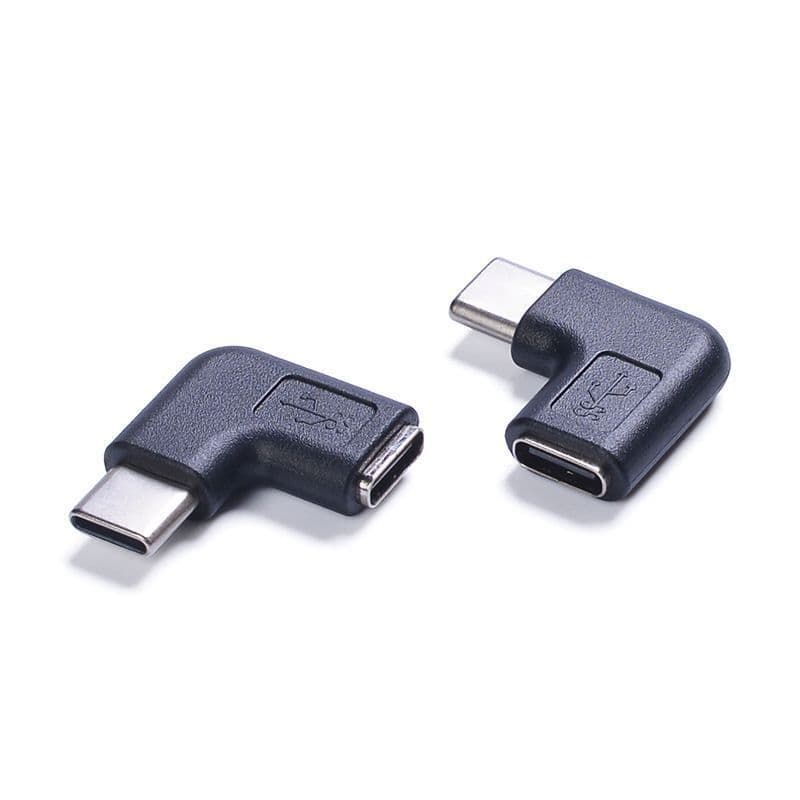 Tipo-C Macho para Fêmea Adaptador Cotovelo Extensão de 90 Graus Tipo c3.2 Adaptador para Carregamento