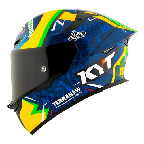 Capacete Moto Kyt Tt-revo Diogo Moreira Brasil 2024 + Spoile