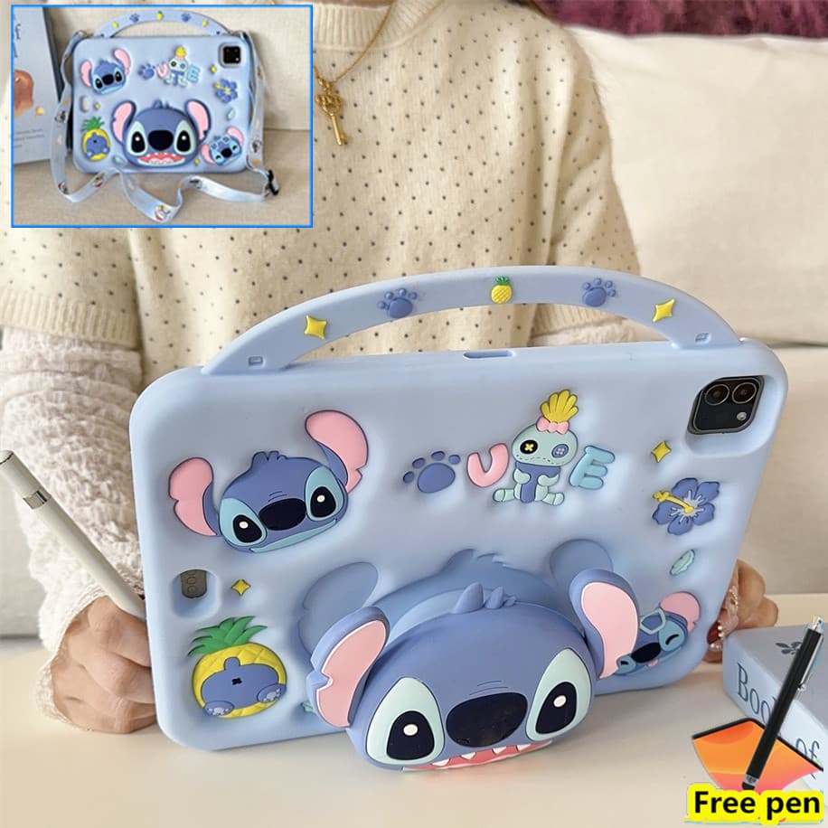 Capa Para Redmi Pad 2 11 Polegadas 2025 4G Wifi 4G 5G Embalagem Retrátil Bonito Dos Desenhos Animados Alça De Suporte Po